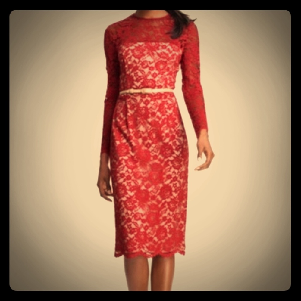 Red Lace Dress